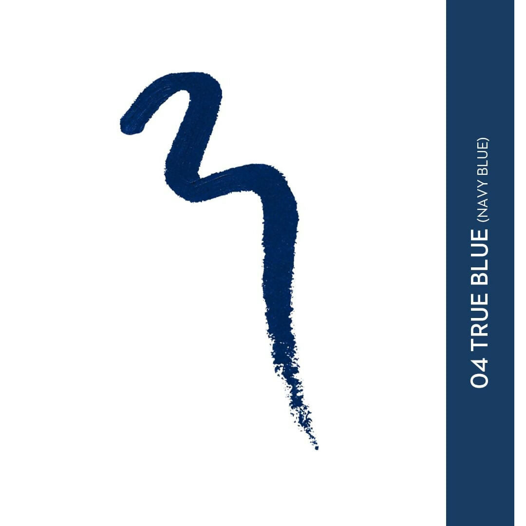 Sugar Cosmetics Kohl of Honour Intense Kajal Upto 12 hrs, Long Lasting, Smudge Proof & Waterproof Kajal - 04 True Blue