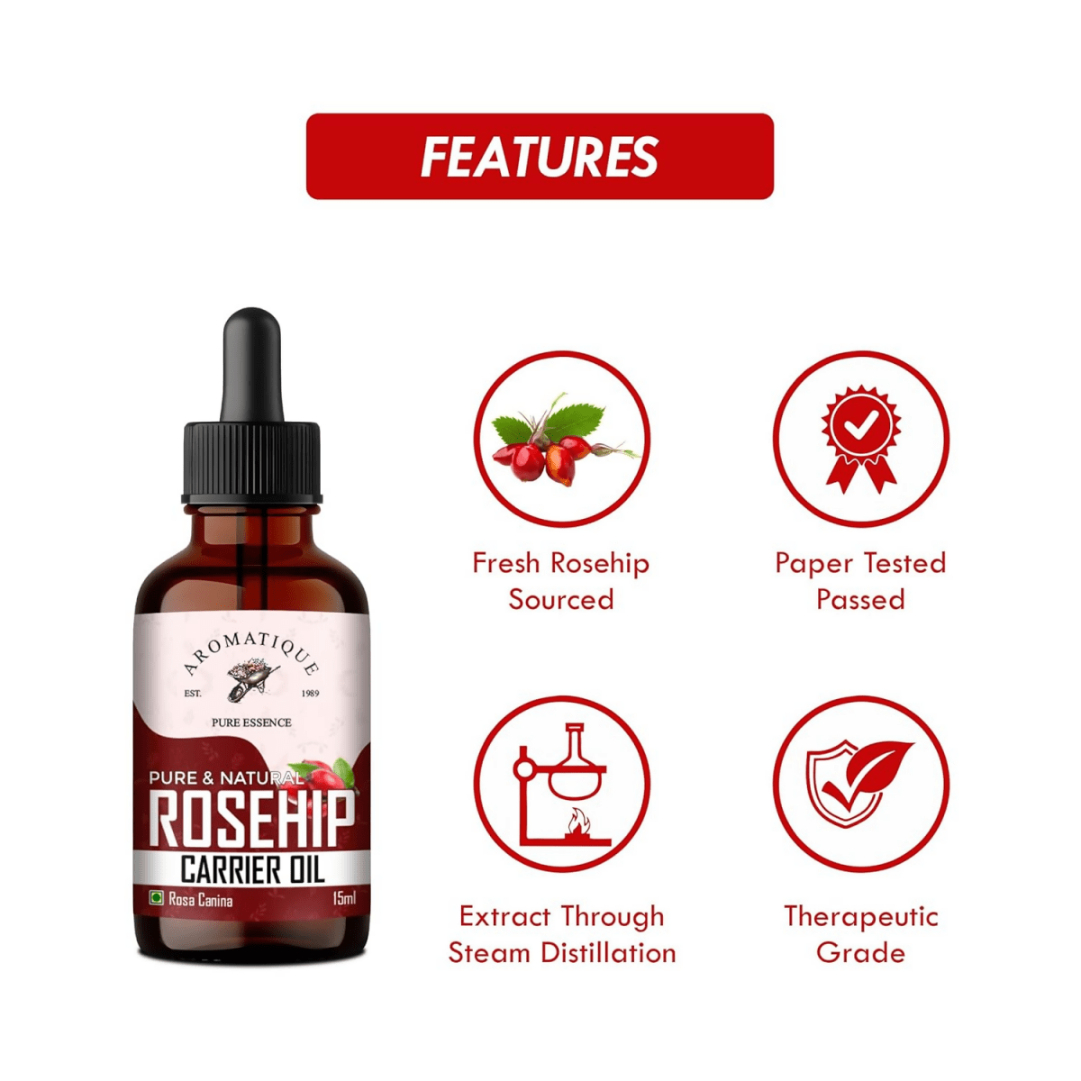 Aromatique Rosehip Oil for Face