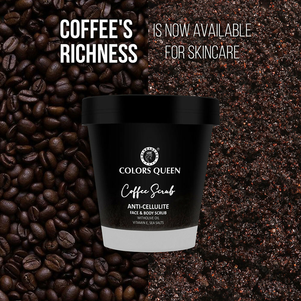 Colors Queen Anti-Cellulite Coffee Face & Body Scrub