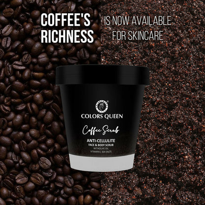 Colors Queen Anti-Cellulite Coffee Face & Body Scrub