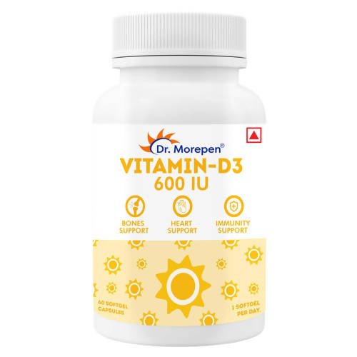 Dr. Morepen Vitamin D3 600 IU Capsules