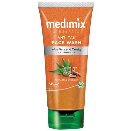 Medimix Ayurvedic Anti Tan Face Wash with Aloe Vera & Tanaka - DrMediCart