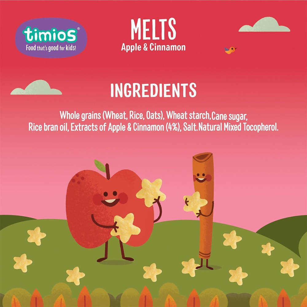 Timios Melts Apple And Cinnamon Finger Food For Babies