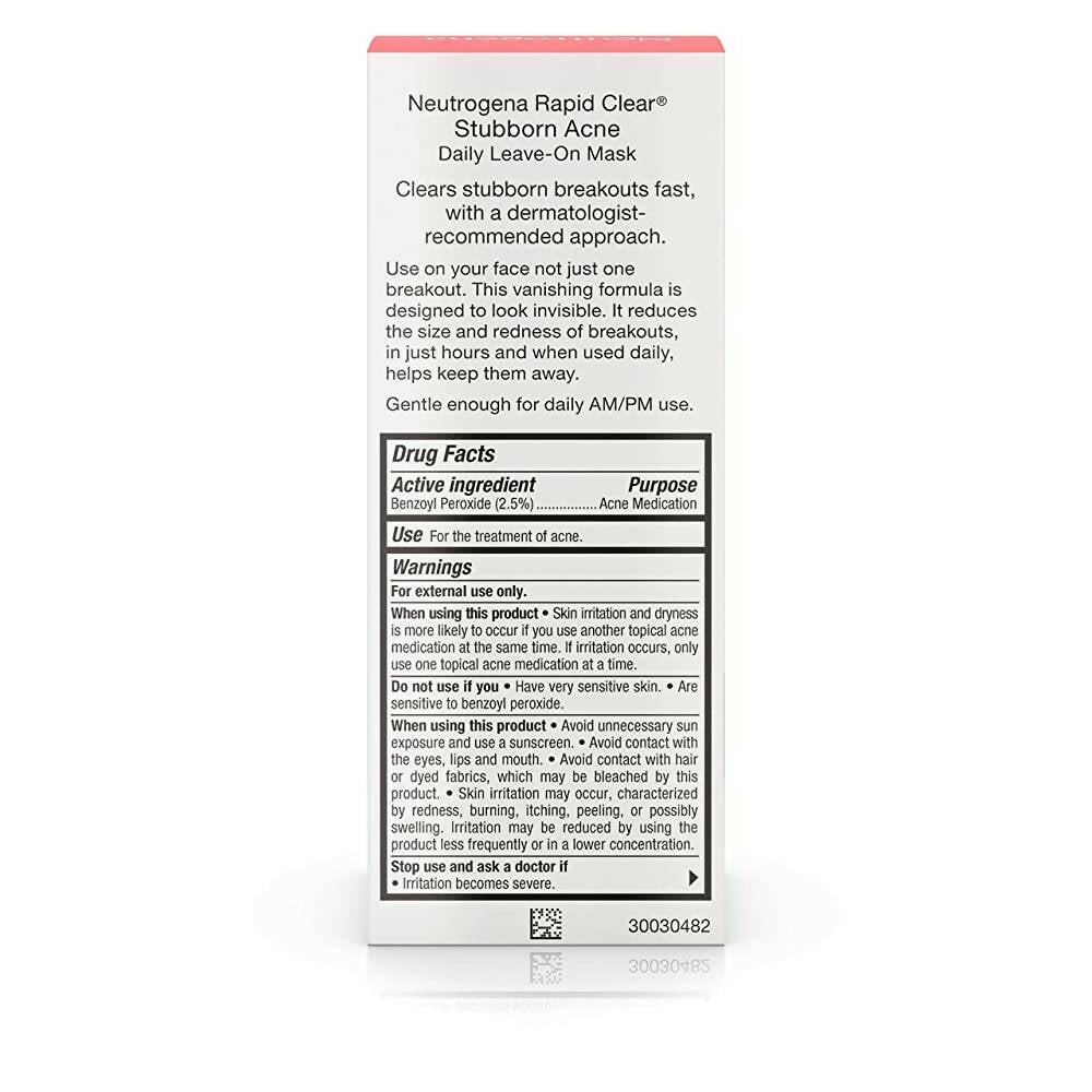Neutrogena Rapid Clear Stubborn Acne Daily Leave On Mask - DrMediCart