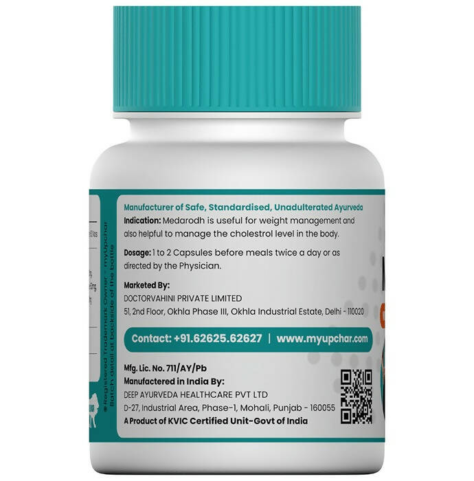 Myupchar Ayurveda Medarodh Extract Based Capsules