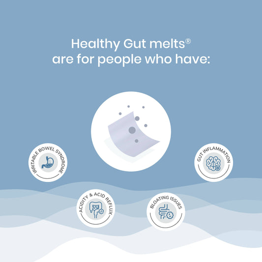 Buy Wellbeing Nutrition Melts Healthy Gut Oral Strips from DrMediCart, Ship from India to USA