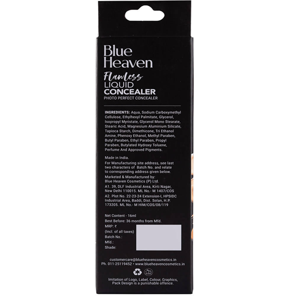 Blue Heaven Flawless Liquid Concealer Chocolate