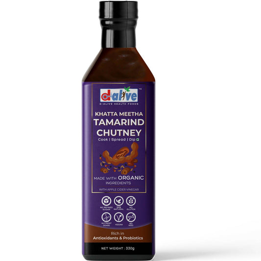 Buy D-Alive Khatta Meetha Tamarind Chutney from DrMediCart, Ship from India to USA
