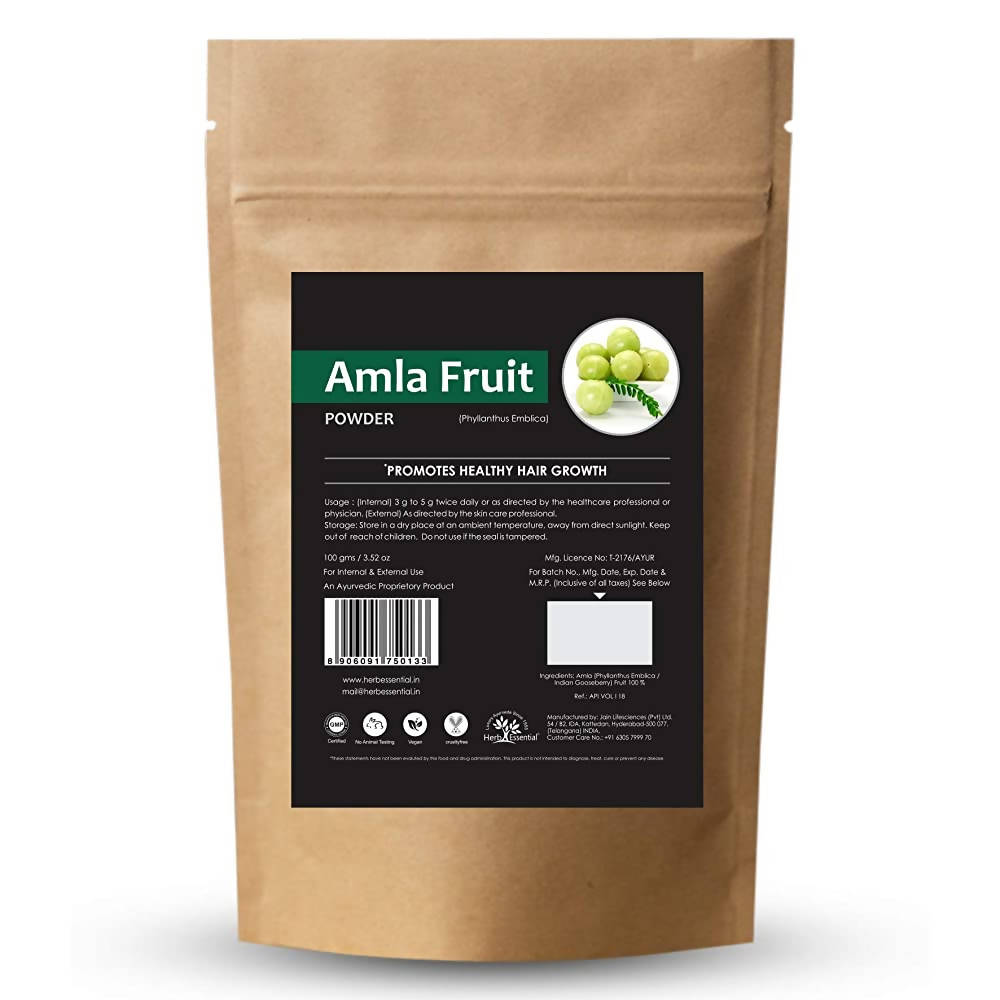Buy Herb Essential Amla Fruit Powder from DrMediCart, Ship from India to USA
