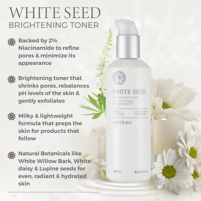 The Face Shop White Seed Brightening Toner - Korean Skincare