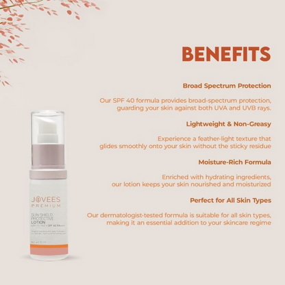 Jovees Premium Sun Shield Protective Lotion SPF 40 PA+++