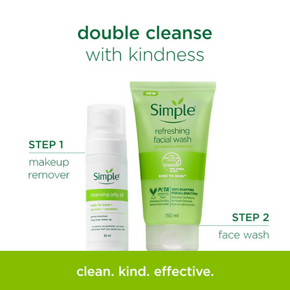Simple Kind To Skin Cleansing Jelly Oil