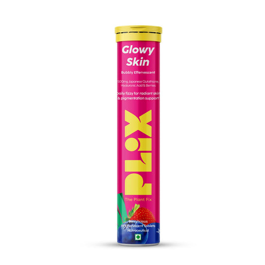 PLIX The Plant Fix Glowy Skin Effervescent Tablets - Strawberry