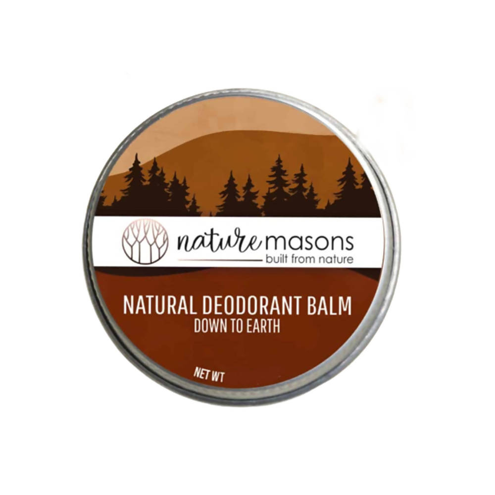 Nature Masons Down to Earth Natural Deodorant Balm