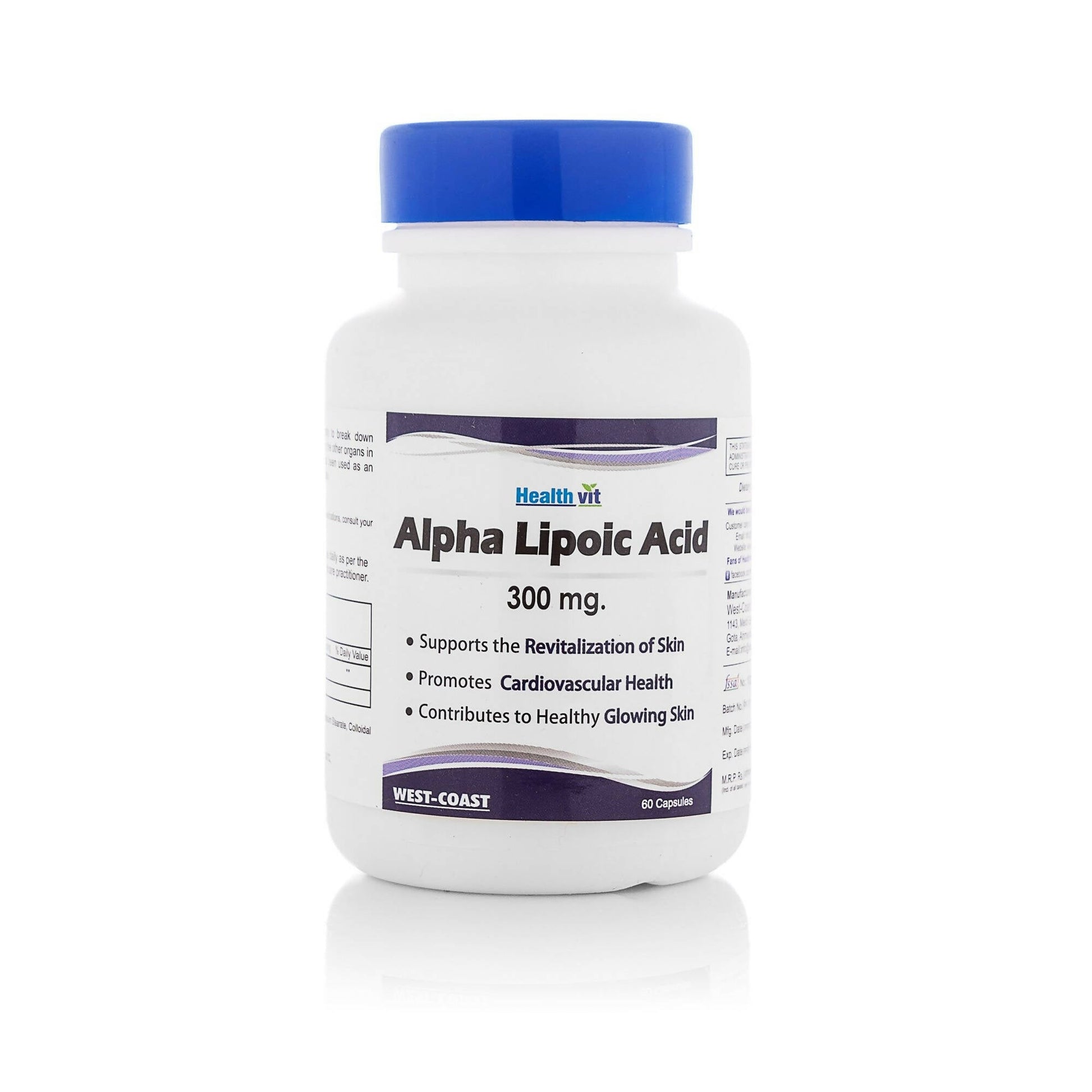 Healthvit Alpha Lipoic Acid 300mg Capsules
