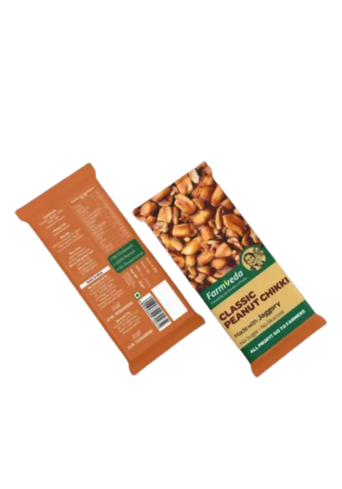 Farmveda Classic Peanut Chikki-Made With Jaggery