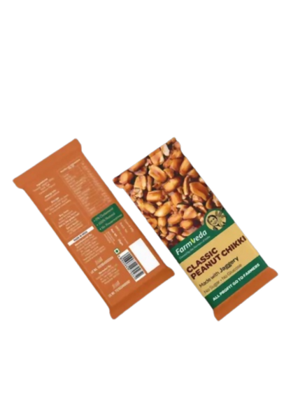 Farmveda Classic Peanut Chikki-Made With Jaggery