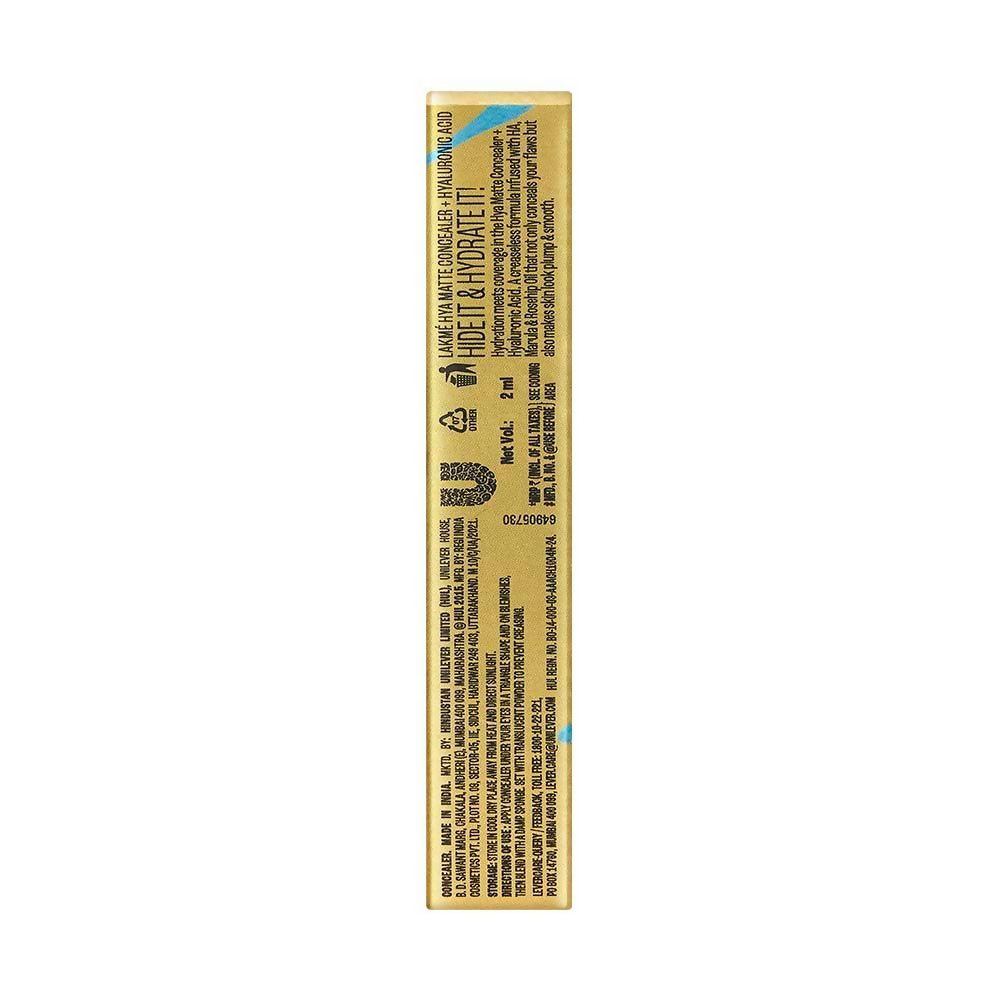 Lakme 9 To 5 Hya Matte Liquid Concealer - Almond
