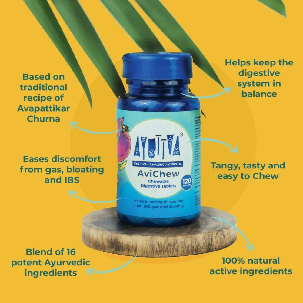 Ayuttva AviChew Chewable Digestive Tablets