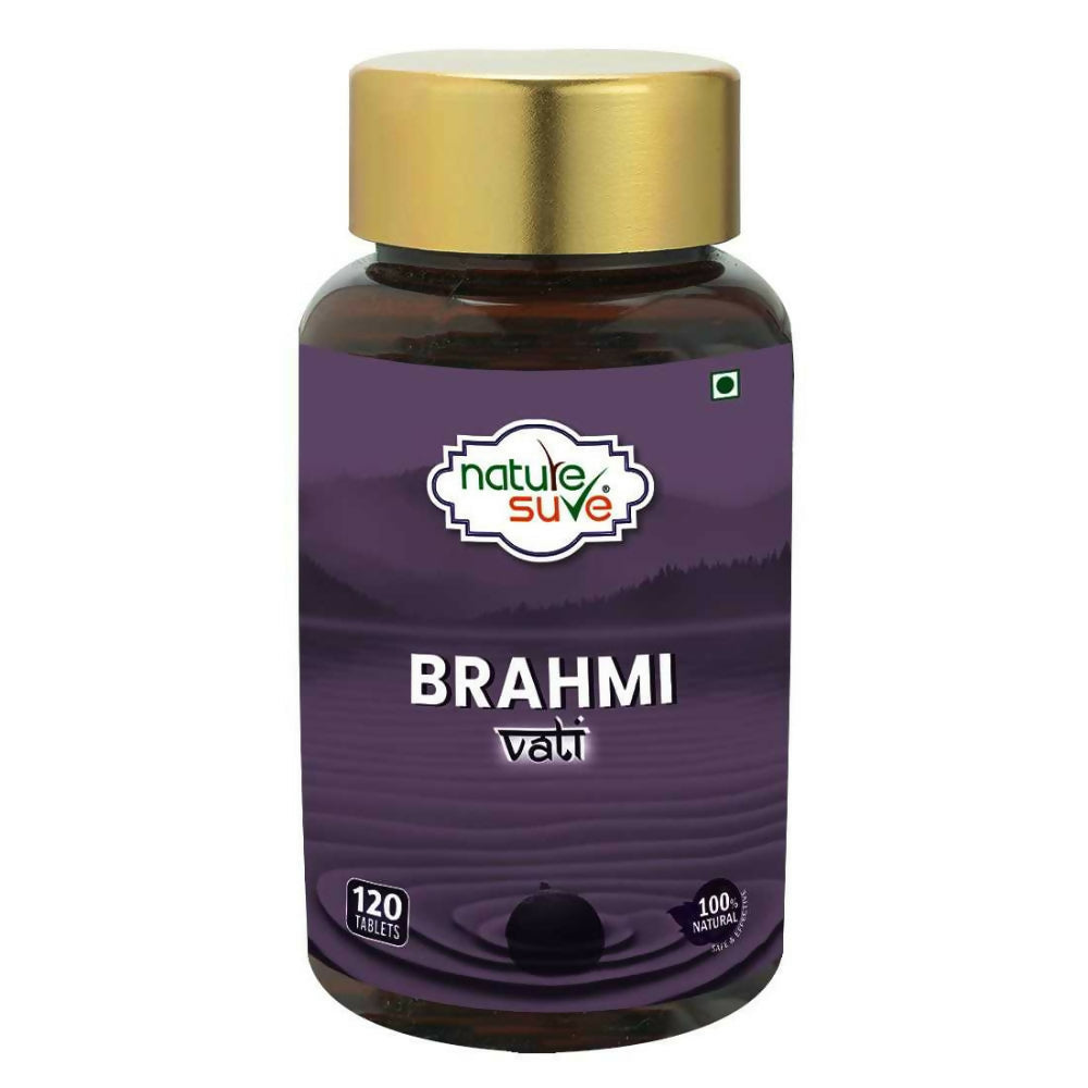 Nature Sure Brahmi Vati 120 Buddhiwardhak Ayurvedic Tablets