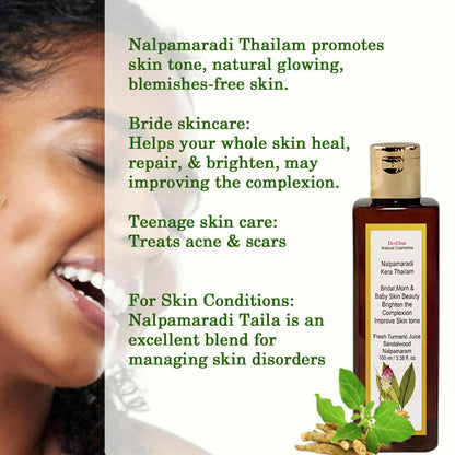 DevElixir Nalpamaradi Kera Thailam Skin Bright & Even Tone