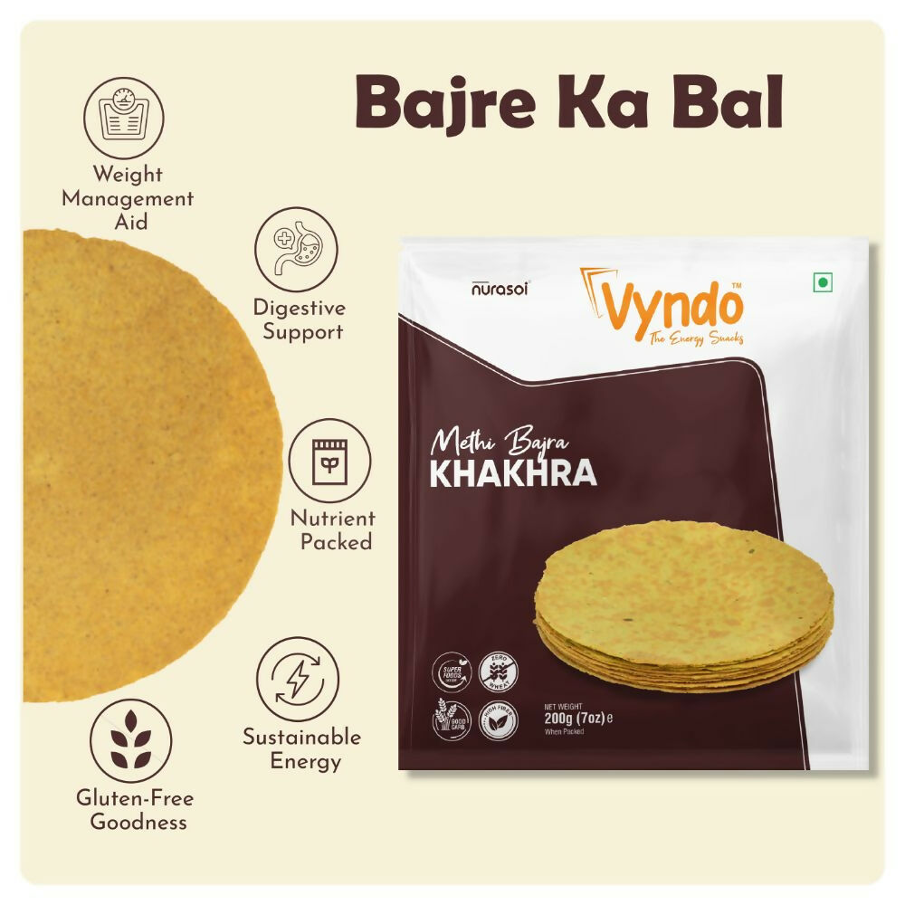 Vyndo Methi Bajra Khakhra