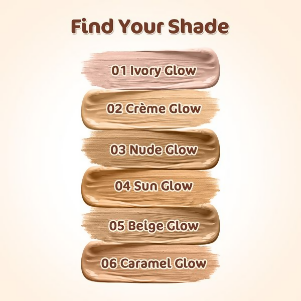 Mamaearth Hydra-Glow Full Coverage Foundation With Vitamin C & Turmeric - Ivory Glow - Limited Time Offer