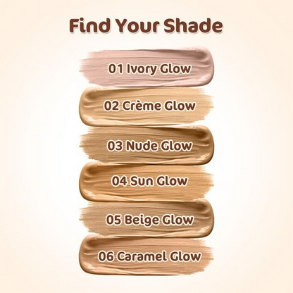 Mamaearth Hydra-Glow Full Coverage Foundation With Vitamin C & Turmeric - Ivory Glow - Limited Time Offer