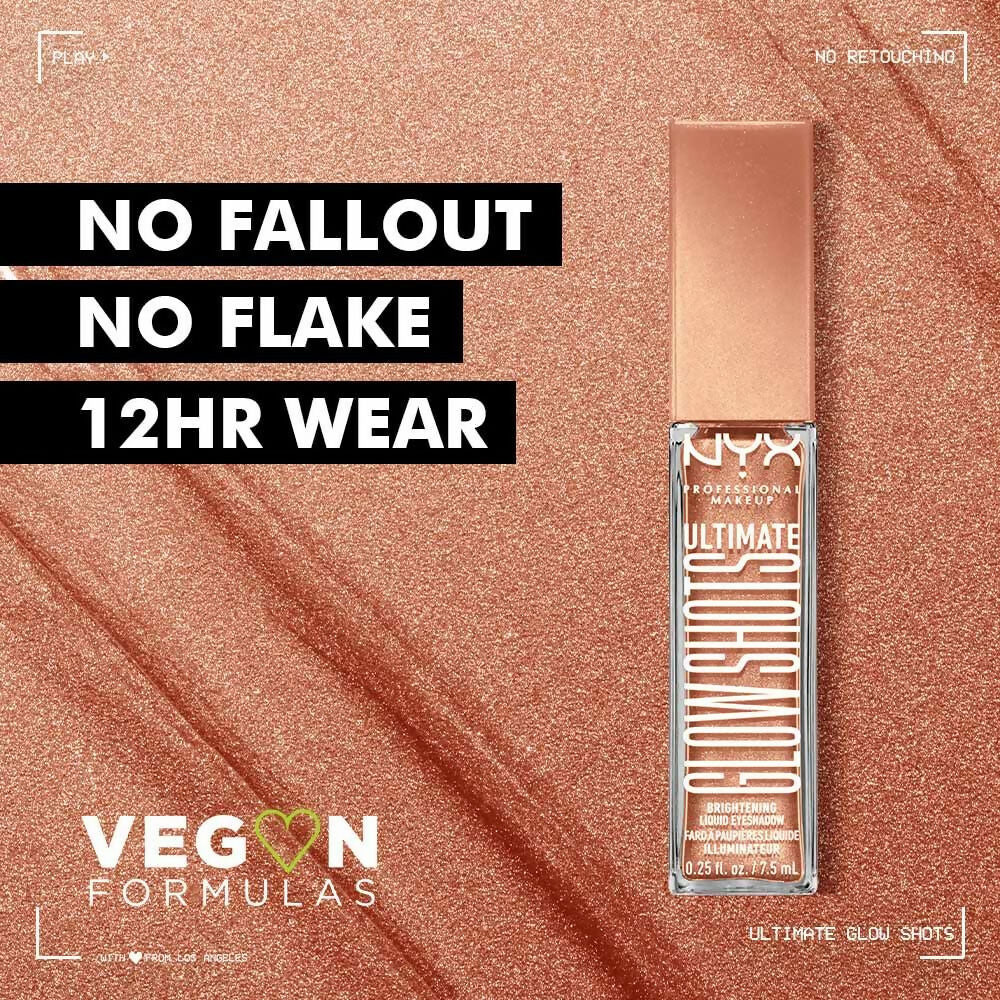 NYX Professional Makeup Ultimate Glow Shots Liquid Eyeshadow - Golden Goji