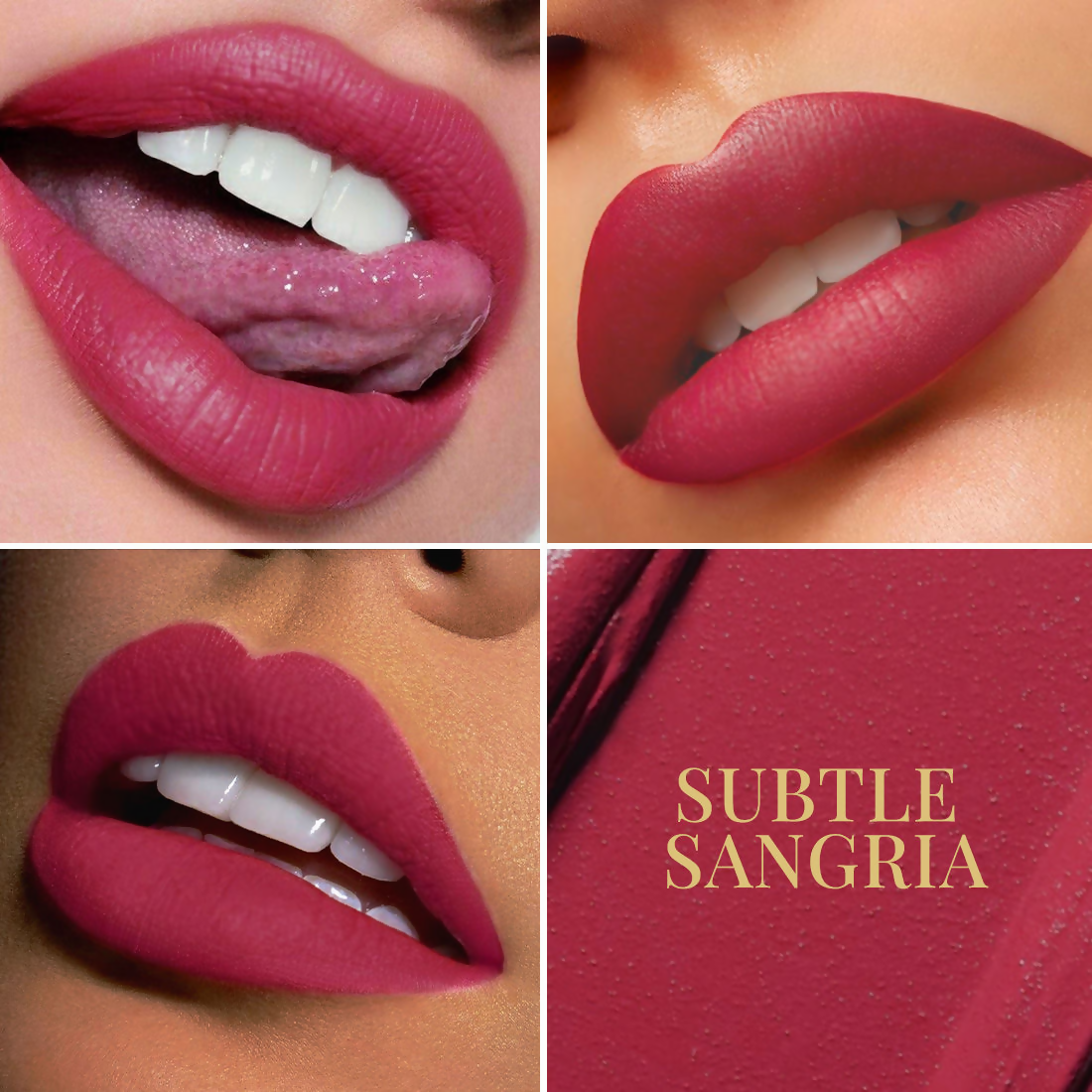 mCaffeine Shades Velvet Blur Matte Liquid Lipstick 12 Hrs Stay & Lightweight - Subtle Sangria