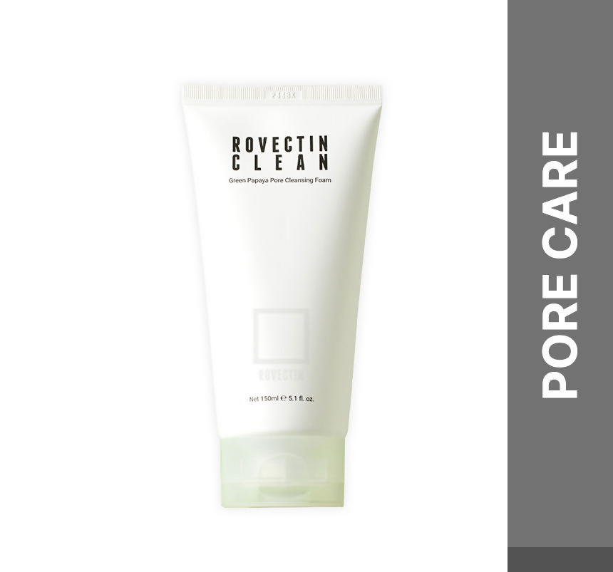 Rovectin Clean Green Papaya Pore Cleansing Foam