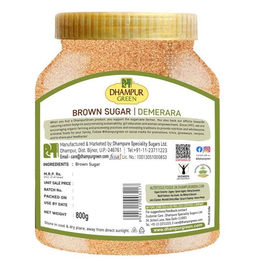 Buy Dhampur Green Demerara Brown Sugar from DrMediCart, Ship from India to USA