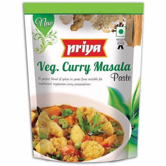 Buy Priya Veg Curry Masala Paste 100gm from DrMediCart, Ship from India to USA