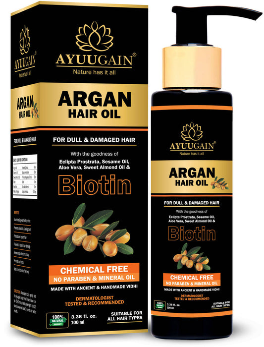 Buy Ayuugain Argan Hair Oil from DrMediCart, Ship from India to USA