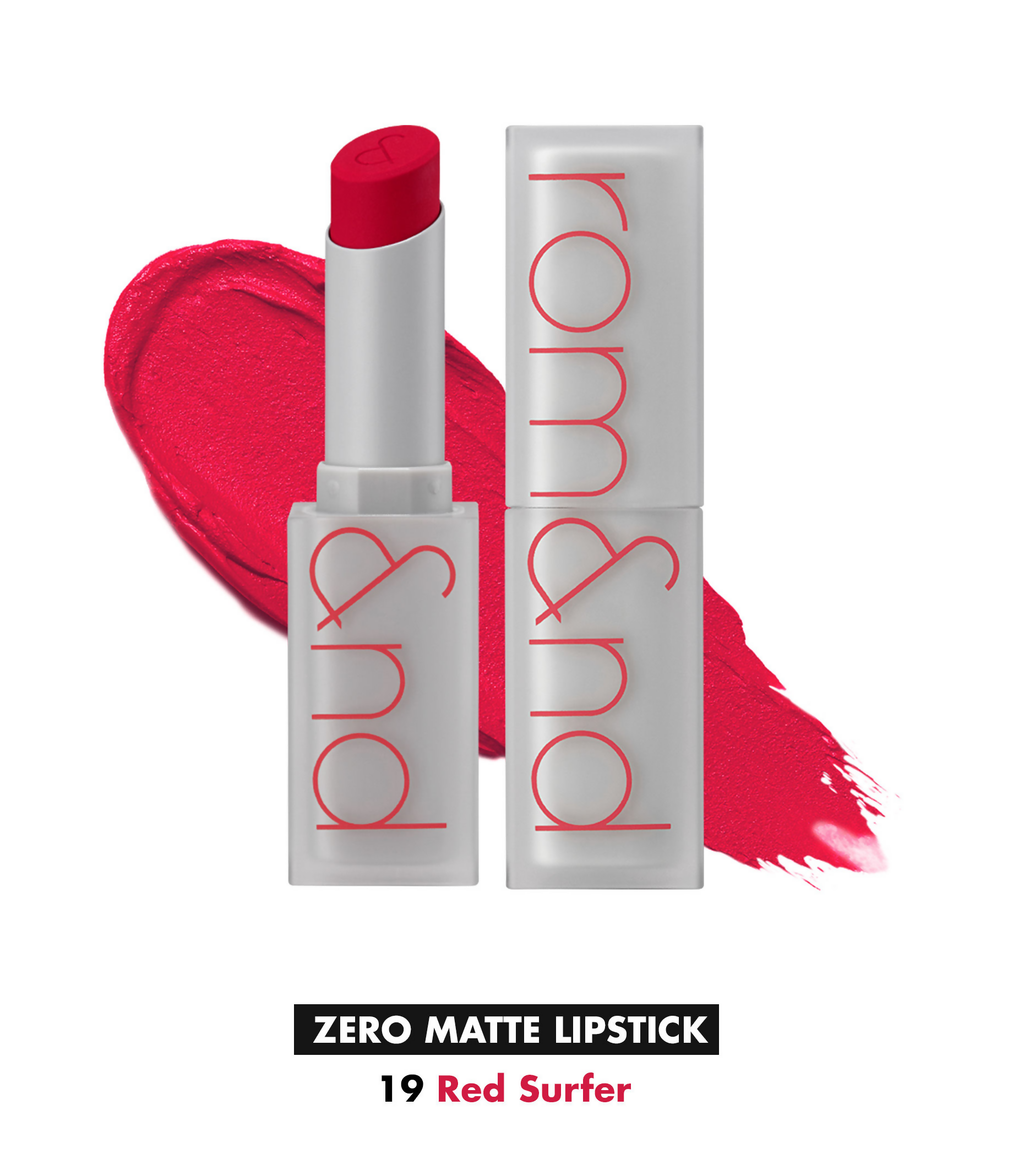 Rom&nd Zero Matte Lipstick - 19 Red Surfer
