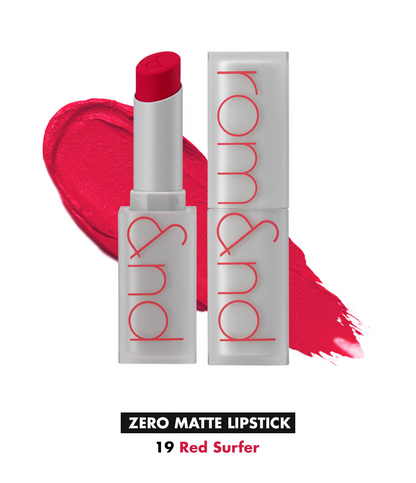 Rom&nd Zero Matte Lipstick - 19 Red Surfer