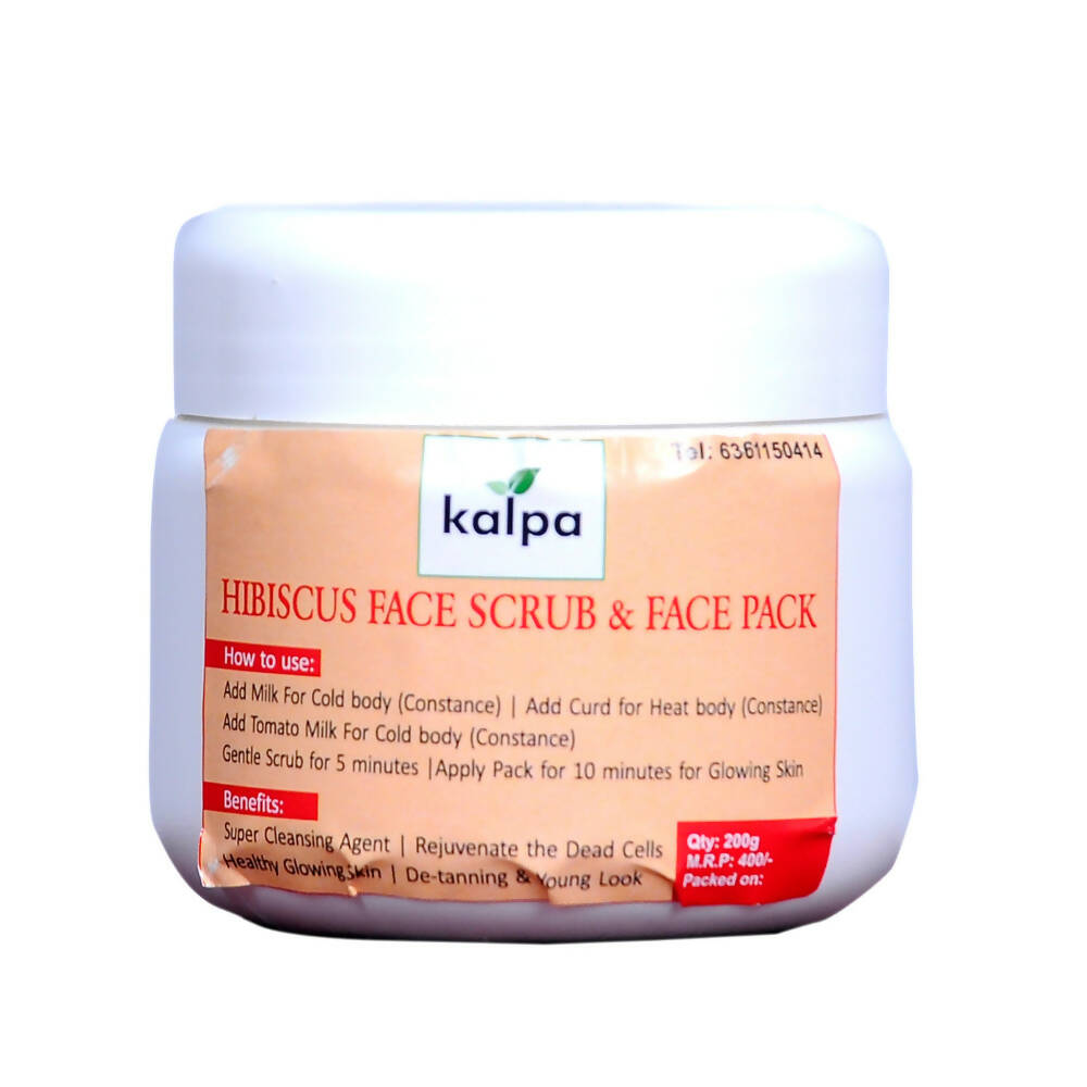 Buy Kalpa Hibiscus Face Scrub & Face Pack from DrMediCart, Ship from India to USA