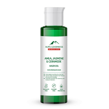 Buy Alps Goodness Amla, Jasmine & Ceramide Hair Oil from DrMediCart, Ship from India to USA