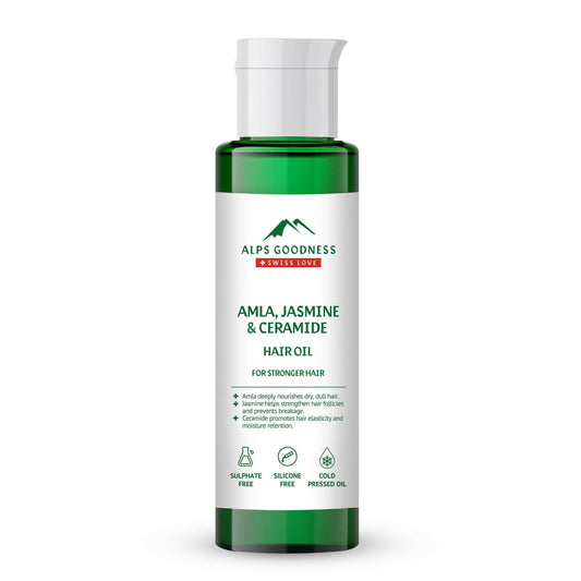 Buy Alps Goodness Amla, Jasmine & Ceramide Hair Oil from DrMediCart, Ship from India to USA