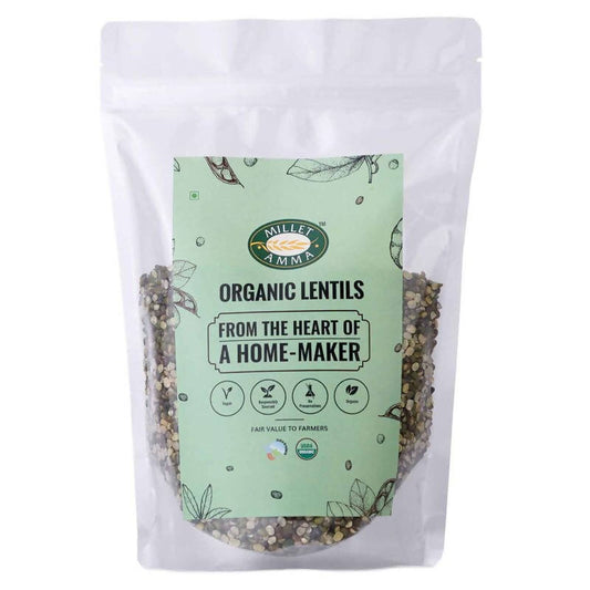 Buy Millet Amma Organic Moong Dal Split from DrMediCart, Ship from India to USA