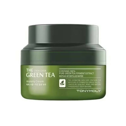 Tonymoly Chok Chok Green Tea Watery Moisture Cream - Korean Skincare