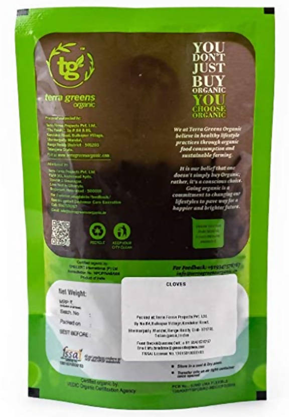 Terra Greens Organic Cloves - Drmedicart