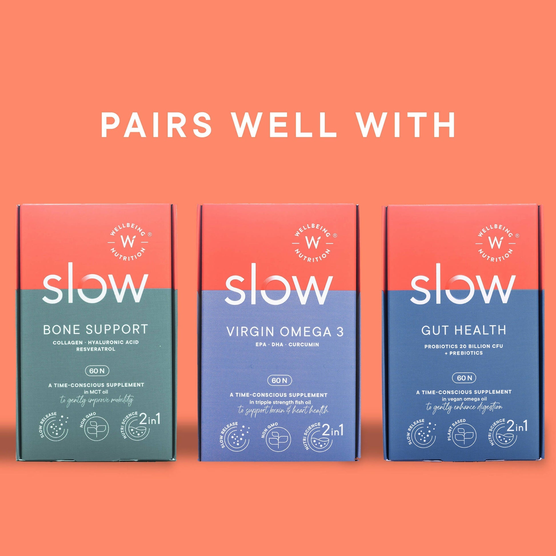 Wellbeing Nutrition Slow | Multivitamin for Her 50+ Capsules - Drmedicart