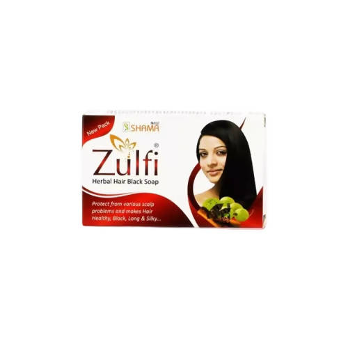 Buy New Shama Zulfi Herbal Hair Black Soap from DrMediCart, Ship from India to USA