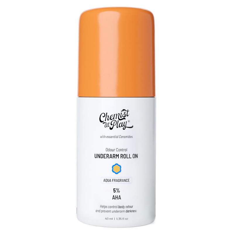 Chemist at Play 5% AHA Underarm Roll On Lactic Acid Deodrants