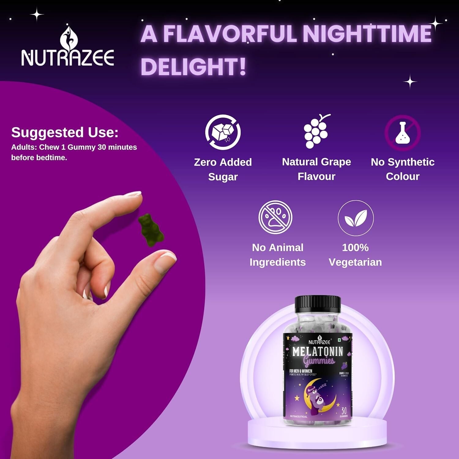 Buy Nutrazee sleep   chewables   from DrMediCart, Ship from India to USA