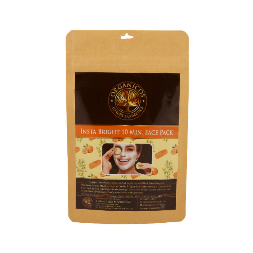 Organicos Insta Bright 10 Min Face Pack