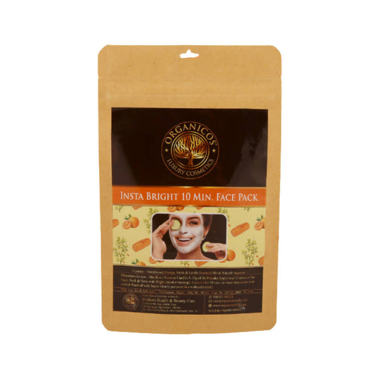 Organicos Insta Bright 10 Min Face Pack
