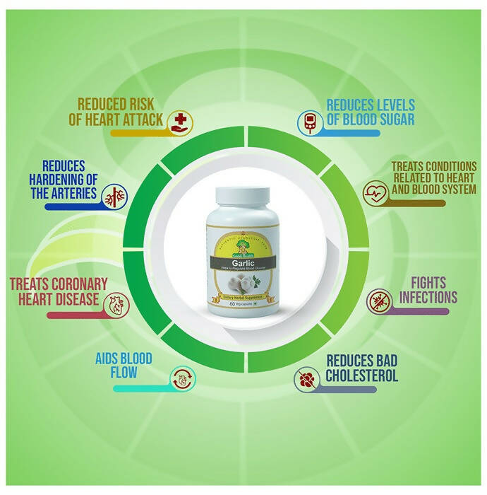 Sushrut Ayurved Good Health Garlic Veg Capsules