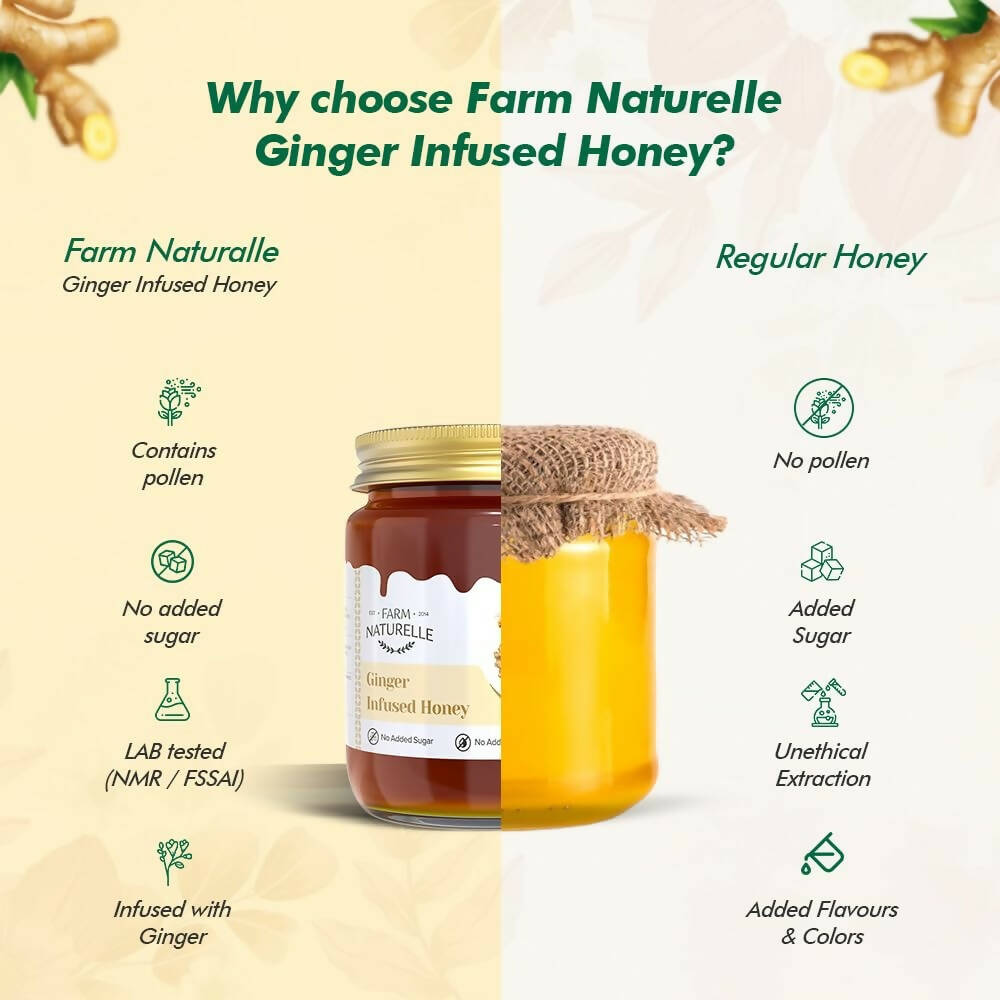Farm Naturelle Ginger Infused Honey